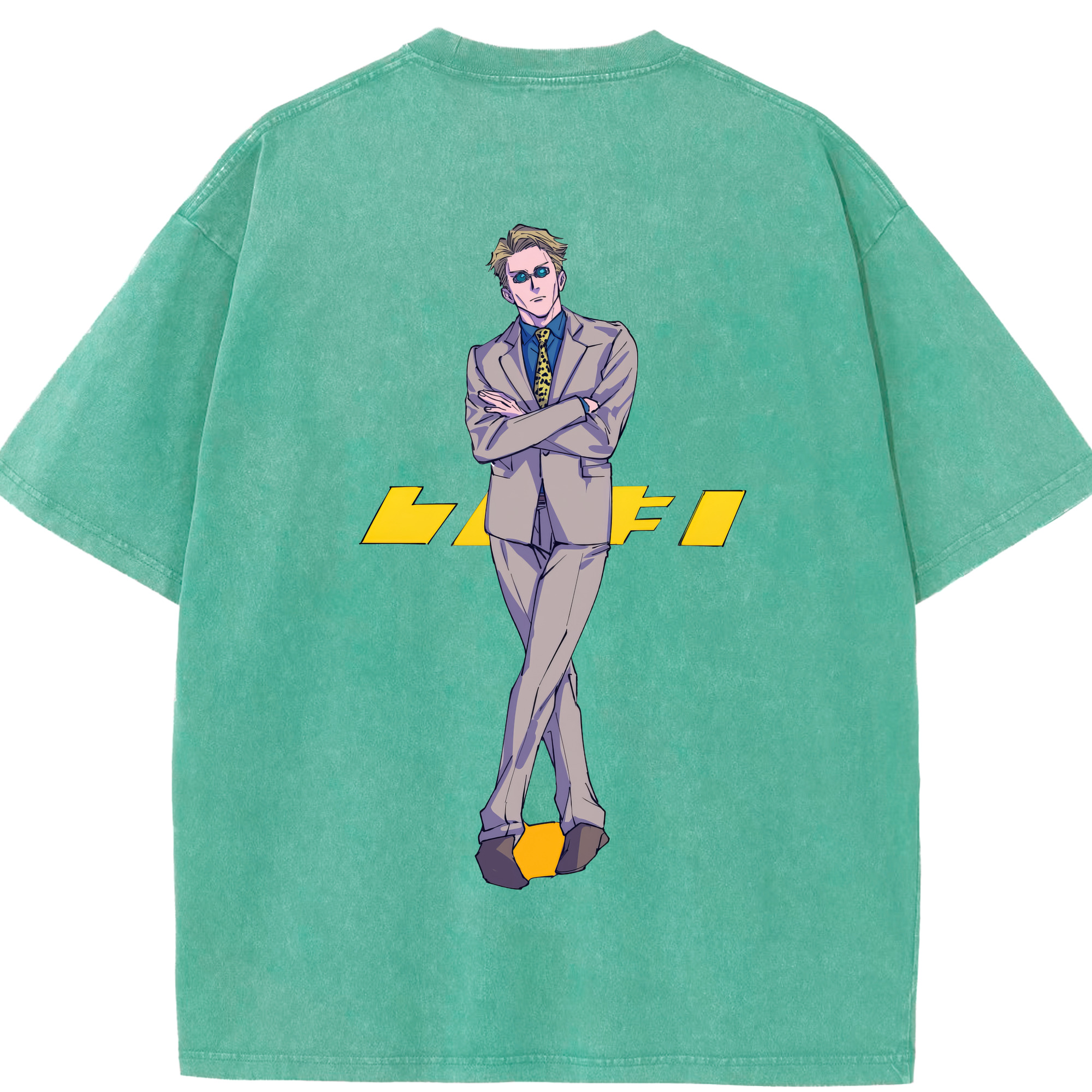 （画像用） 呪術廻戦 Jujutsu Kaisen 綿100% ヴィンテージ風 半袖Tシャツ（背面プリント）